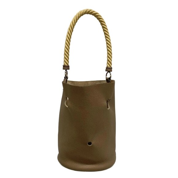 Auth HERMES Mangeoire Etoupe Taurillon Clemence Square I Handbag - Picture 3 of 16